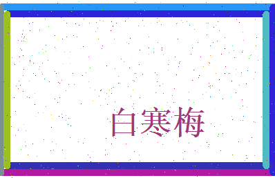 白寒梅相关图片