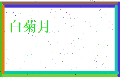 白菊月相关图片