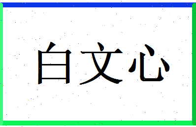 白文心相关图片
