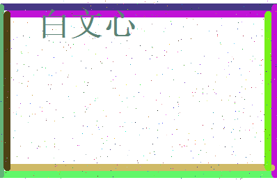白文心相关图片