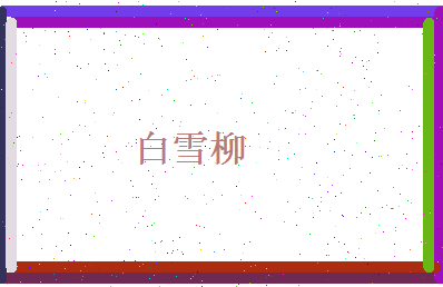 白雪柳相关图片