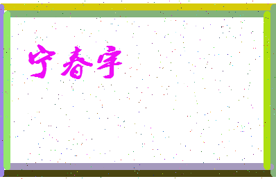 宁春宇相关图片