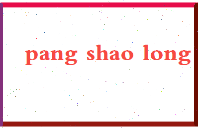 庞少龙相关图片